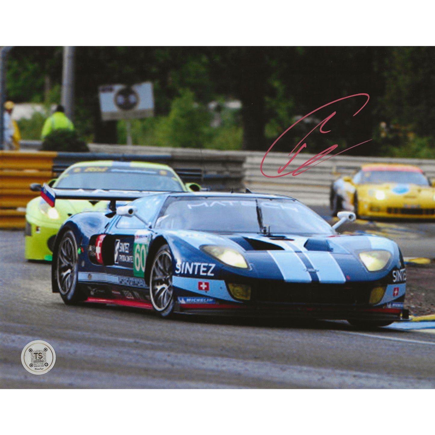 Romain Grosjean Autographed 2010 24 Hours of Le Mans 8x10 Photo