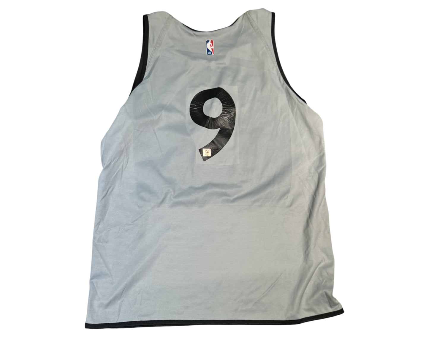 RJ Barrett Practice-Used Toronto Raptors OVO Black/White Reversible Jersey