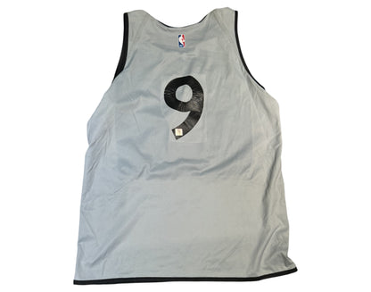 RJ Barrett Practice-Used Toronto Raptors OVO Black/White Reversible Jersey