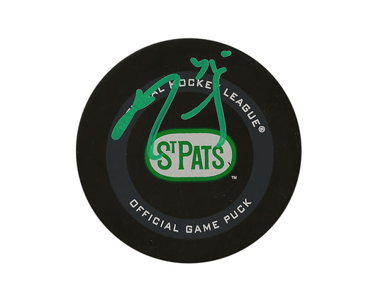 Ryan Reaves Autographed Toronto Maple Leafs St. Pats Official Game Puck