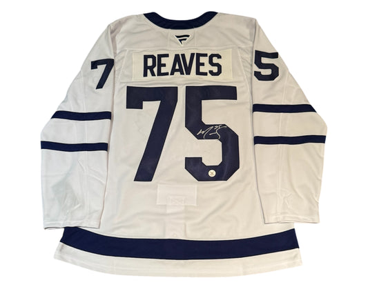 Ryan Reaves Autographed Toronto Maple Leafs Away White Fanatics Premium Jersey