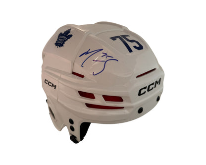 Ryan Reaves Autographed Toronto Maple Leafs White Bauer Replica Helmet