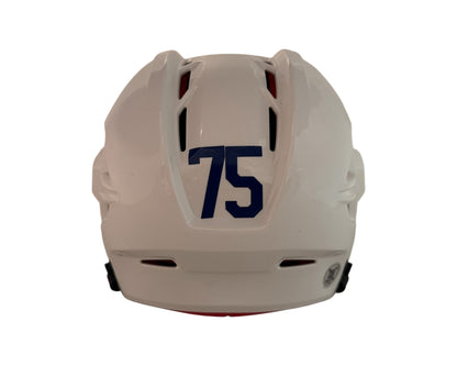 Ryan Reaves Autographed Toronto Maple Leafs White Bauer Replica Helmet