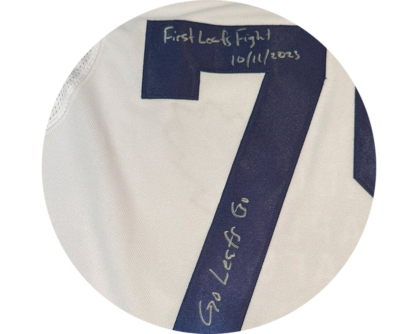 Ryan Reaves Autographed Toronto Maple Leafs Away White Fanatics Premium Jersey Multi-Inscribed