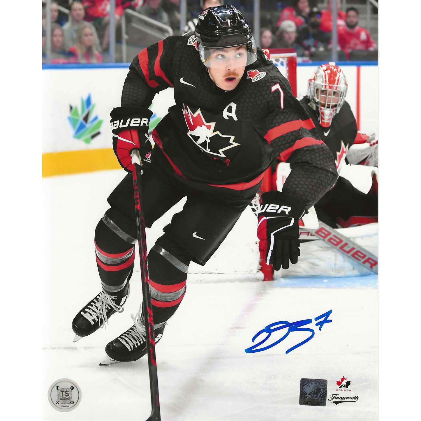 Donovan Sebrango Autographed Team Canada Skating 8x10 Photo