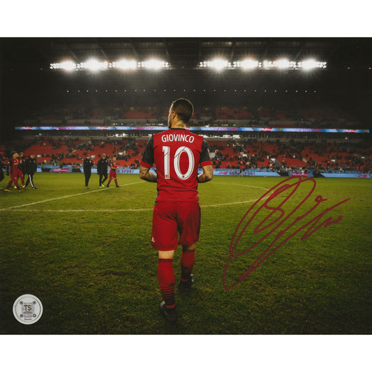 Sebastian Giovinco Autographed Toronto FC BMO Field 8x10 Photo