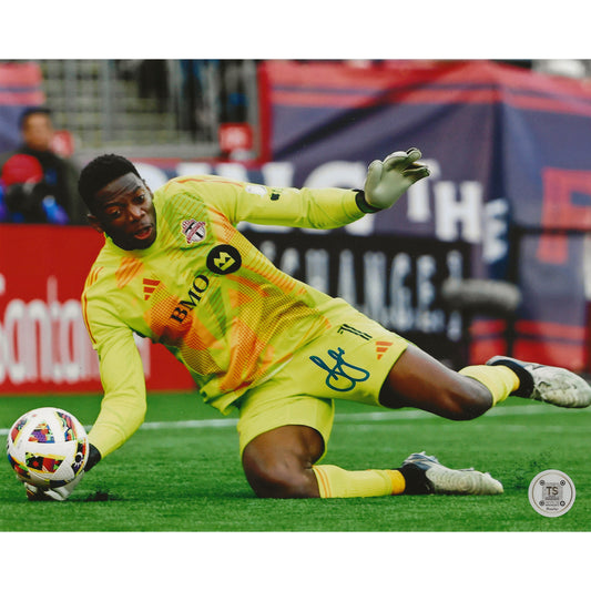 Sean Johnson Autographed Toronto FC Save 8x10 Photo