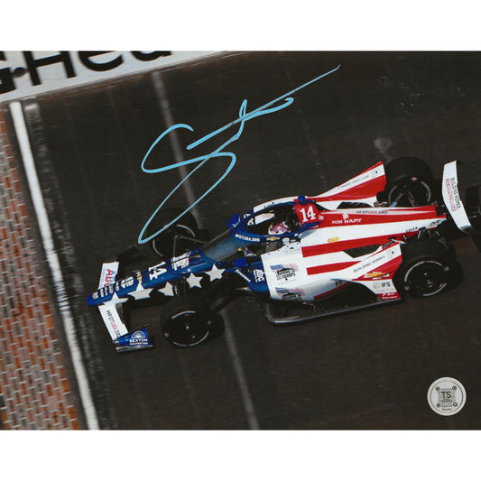 Santino Ferrucci Autographed Indianapolis 500 8x10 Photo