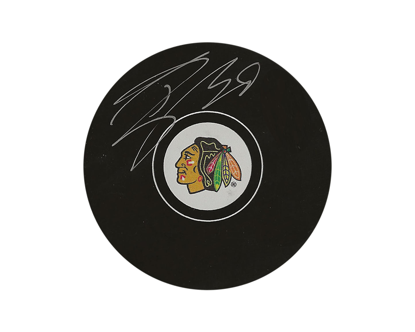 Tyler Bertuzzi Autographed Chicago Blackhawks Autograph Model Puck