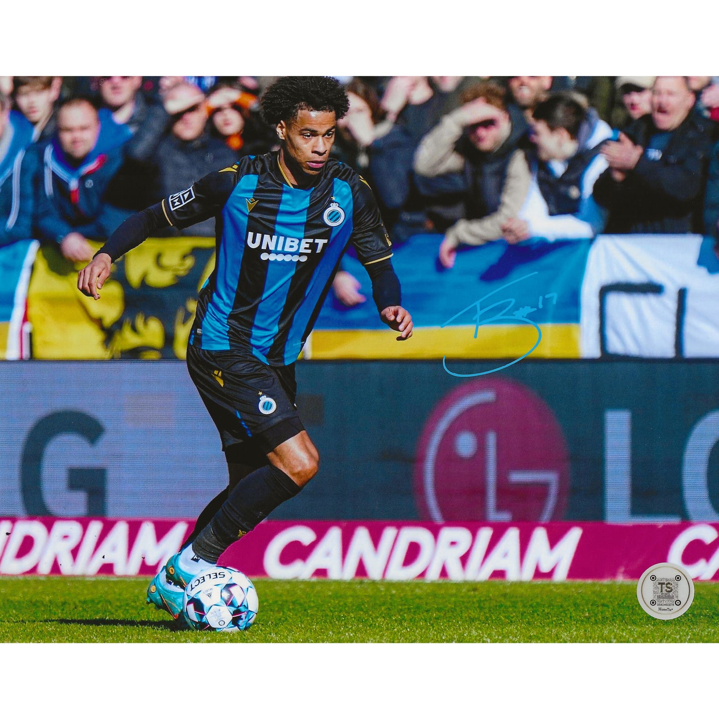 Tajon Buchanan Autographed Club Brugge Dribbling 8x10 Photo