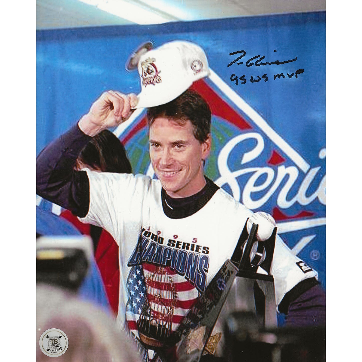 Tom Glavine Autographed Atlanta Braves 1995 World Series MVP Inscribed "95 WS MVP"