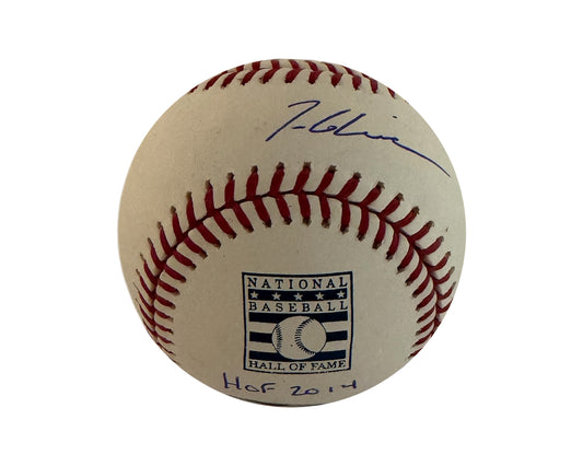 Tom Glavine Autographed Rawlings Official Major League HOF Baseball Inscribed