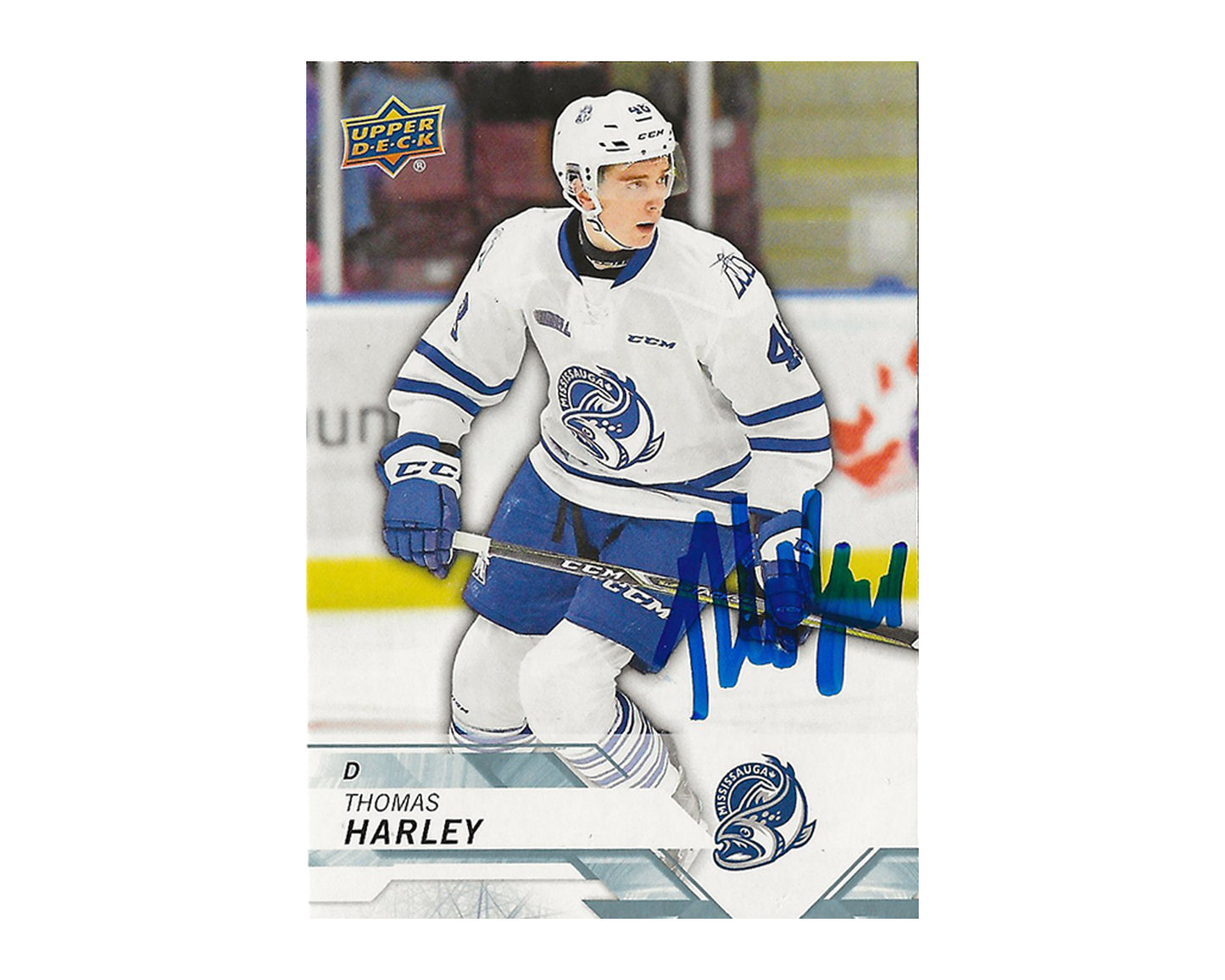 Thomas Harley Autographed 2019-20 Upper Deck CHL #291 Hockey Card