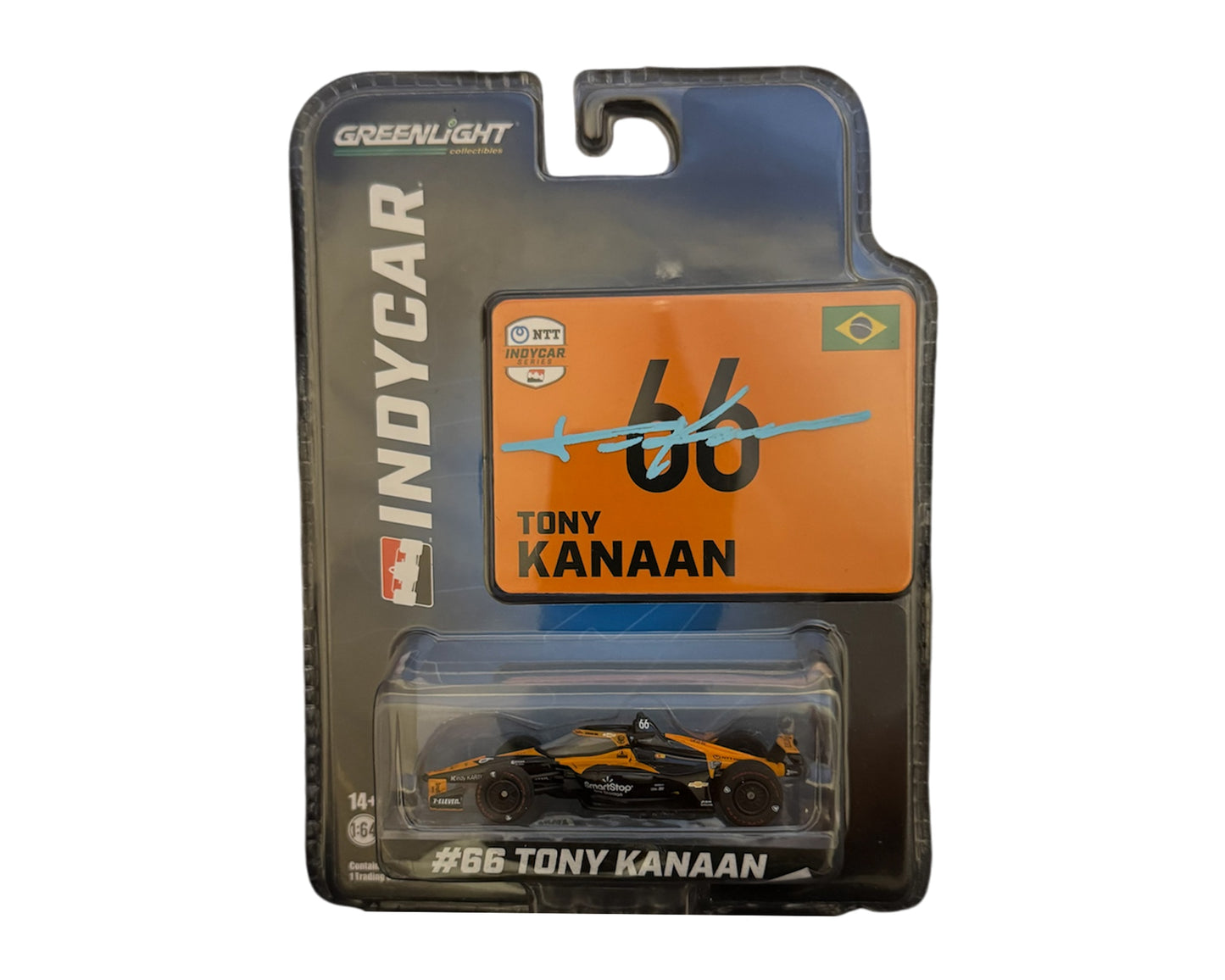 Tony Kanaan Autographed 2023 NTT IndyCar Series 1/64 Diecast Model Car