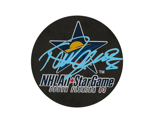 Teemu Selanne Autographed 2003 All-Star Game Souvenir Puck