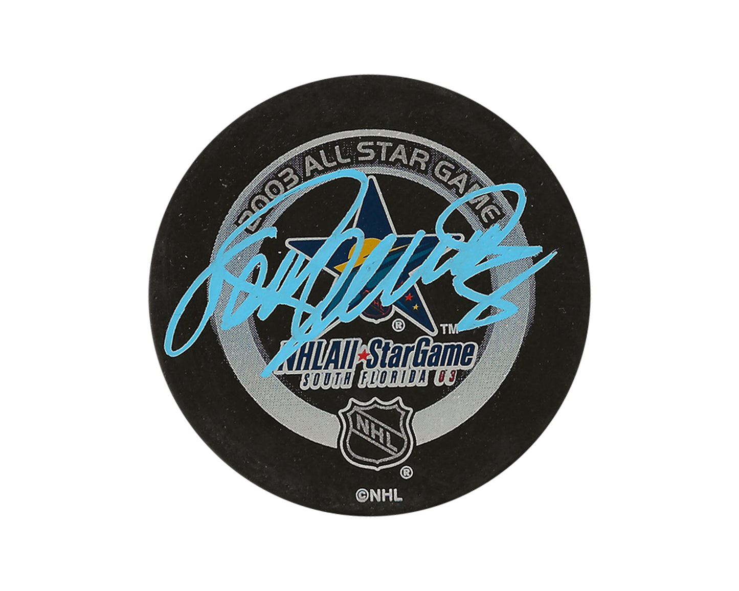 Teemu Selanne Autographed 2003 All-Star Game Official Game Puck