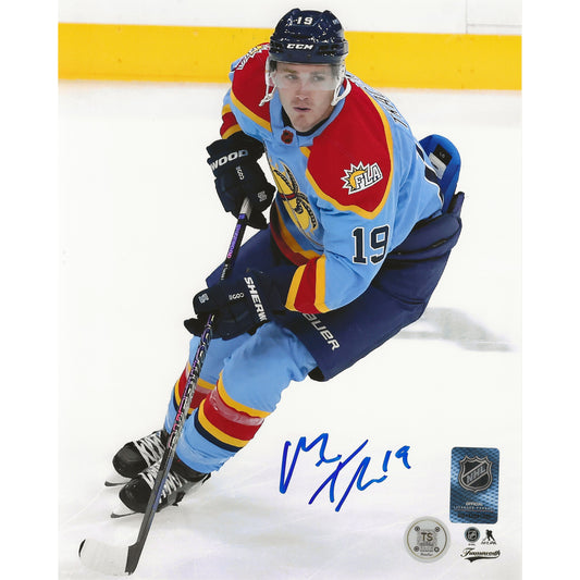 Matthew Tkachuk Autographed Florida Panthers Reverse Retro 2.0 8x10 Photo