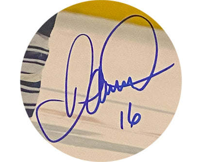 Darcy Tucker Autographed Toronto Maple Leafs Goal Celebration Framed 8x10 Photo