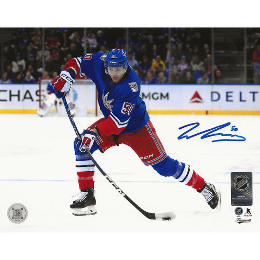 Will Cuylle Autographed New York Rangers Reverse Retro 2.0 8x10 Photo