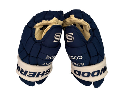 William Nylander Game-Used 2024-25 Sherwood CODE Encrypt Gloves
