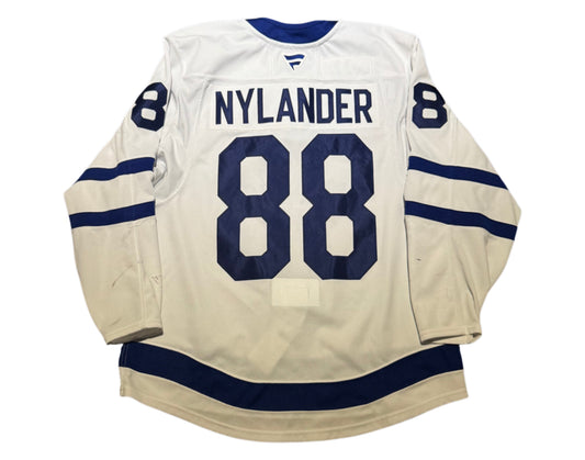 William Nylander Game-Used 2024-2025 Toronto Maple Leafs Away Jersey