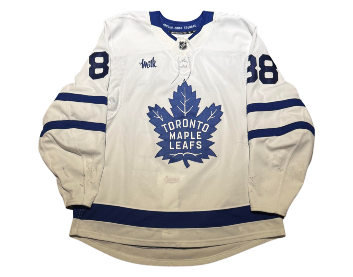 William Nylander Game-Used 2024-2025 Toronto Maple Leafs Away Jersey
