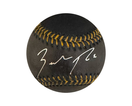 Zach Pop Autographed Black Rawlings Official Major League Baseball