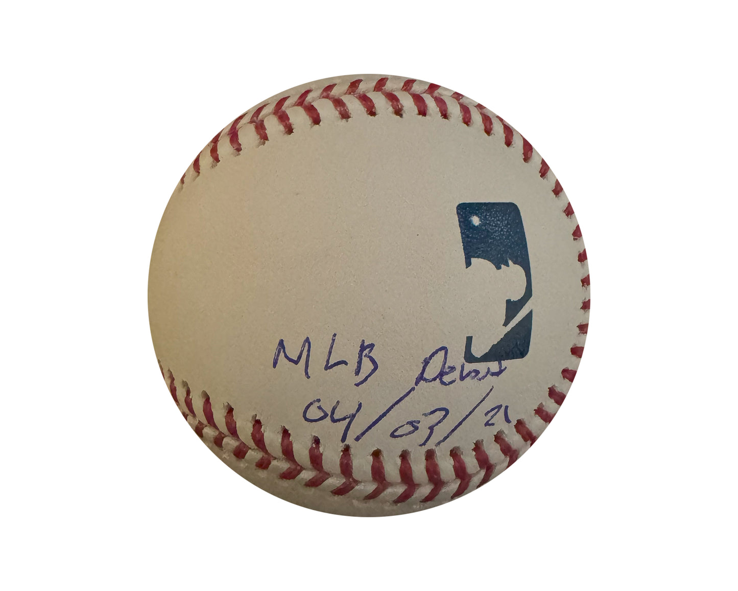 Zach Pop Autographed Rawlings Official Major League Baseball Multi-Inscribed