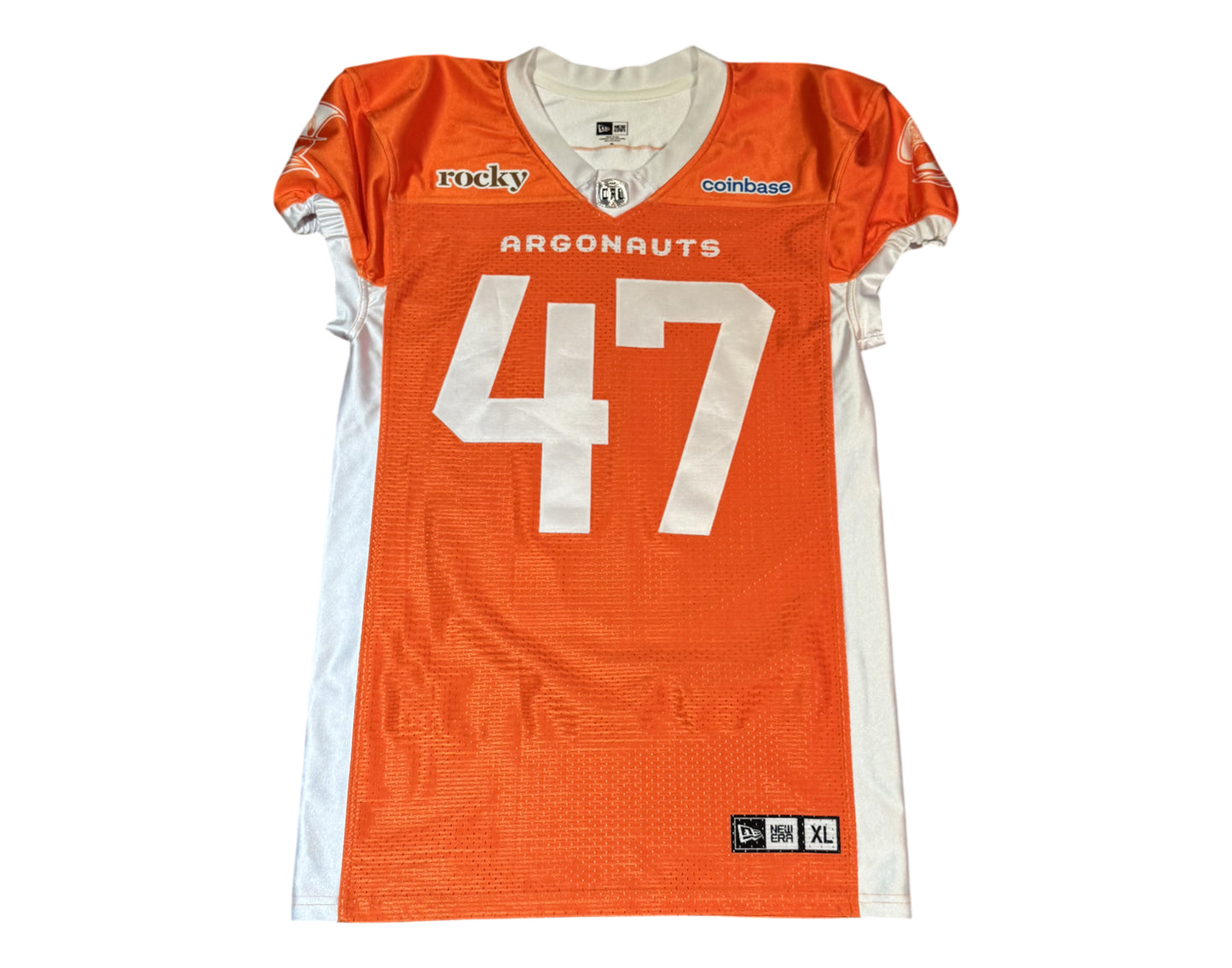 Adam Guillemette Autographed & Player-Worn Toronto Argonauts Orange Jersey