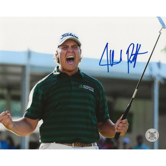 Aldrich Potgieter Autographed 2025 Rocket Classic Play-off Birdie Win 8x10 Photo
