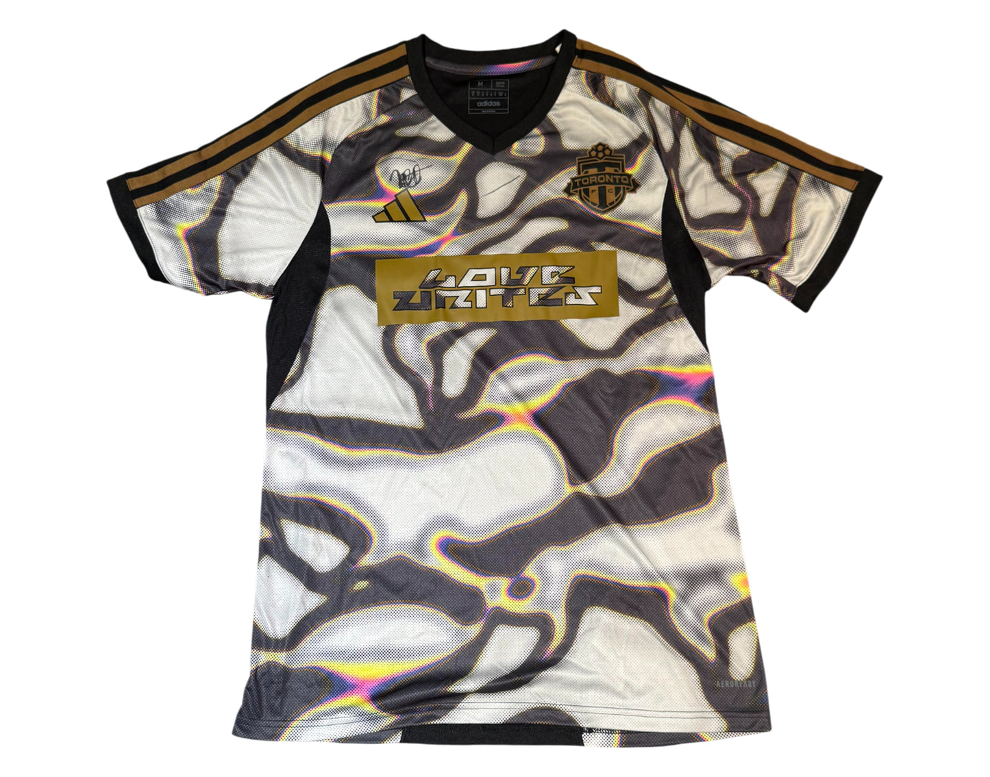 Hassan Ayari Autographed & Player-Worn 2024 Toronto FC Adidas Pride Jersey