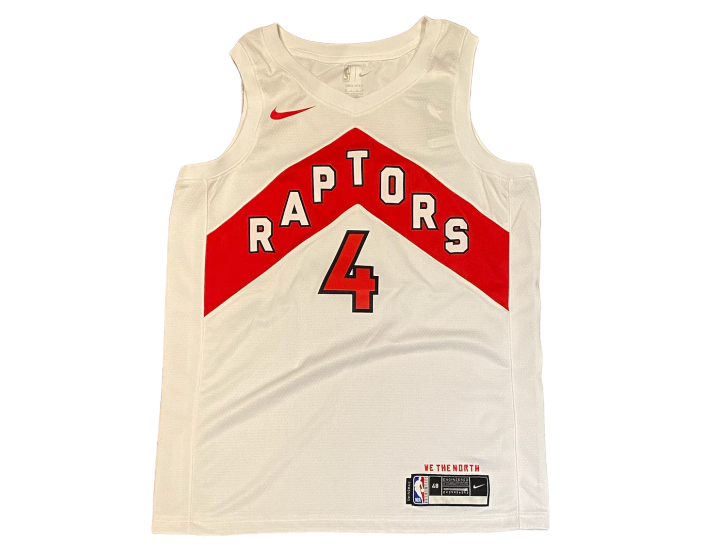 Scottie Barnes Autographed Toronto Raptors Nike Swingman White Jersey