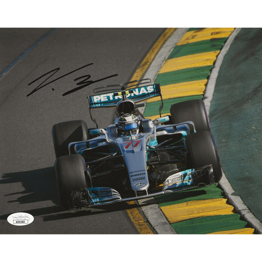 Valtteri Bottas Autographed Formula 1 Mercedes Petronas 8x10 Photo