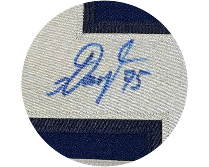 Jakub Dobes Autographed Montreal Canadiens Home Red Fanatics Premium Jersey