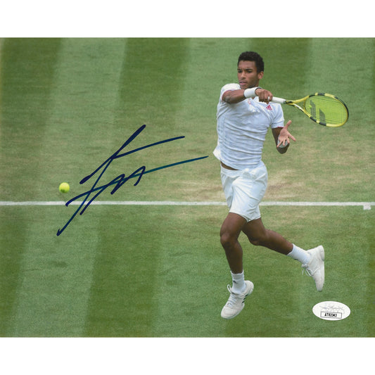 Felix Auger Aliassime Autographed ATP Tour Tennis 8x10 Photo