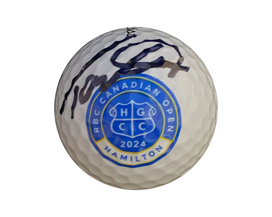 Tommy Fleetwood Autographed 2024 RBC Canadian Open Titleist TruFeel Golf Ball
