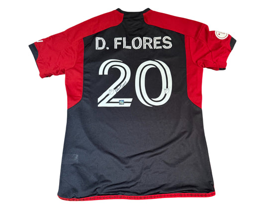 Deiby Flores Autographed & Game-Used Toronto FC Adidas Black Jersey
