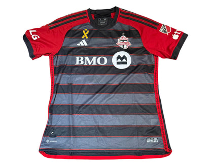 Deiby Flores Autographed & Game-Used Toronto FC Adidas Black Jersey