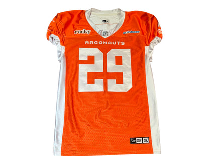 John Haggerty Autographed & Player-Worn Toronto Argonauts Orange Jersey