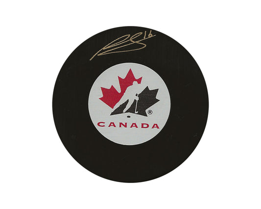 Ryan Suzuki Autographed Team Canada Autograph Model Puck
