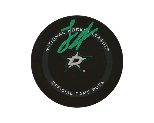 Logan Stankoven Autographed Dallas Stars Official Game Puck