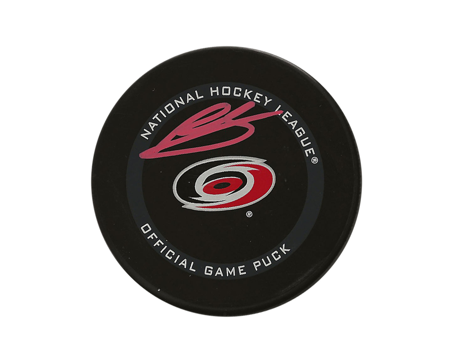 Ryan Suzuki Autographed Carolina Hurricanes Official Game Puck