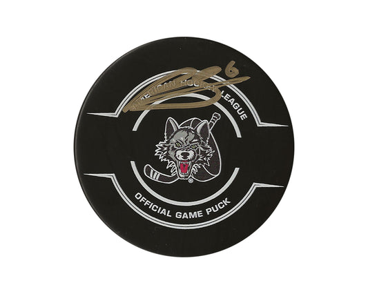 Ryan Suzuki Autographed Chicago Wolves Official Game Puck