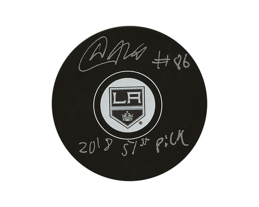 Akil Thomas Autographed Los Angeles Kings Autograph Model Puck Inscribed "2018 51st Pick"