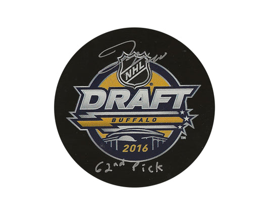 Joseph Woll Autographed 2016 NHL Draft Puck Inscribed "62nd Pick"