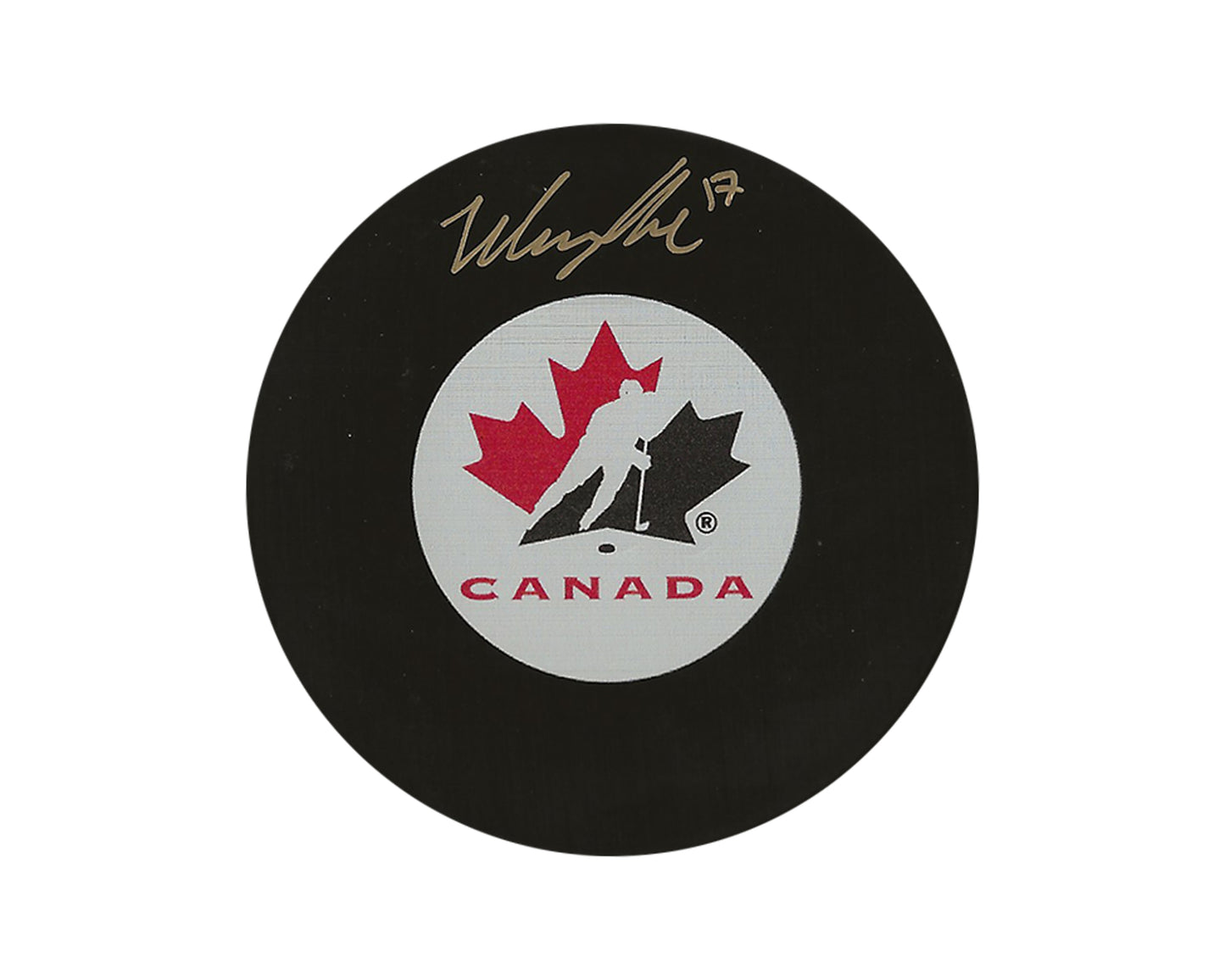 Will Cuylle Autographed Team Canada Autograph Model Puck