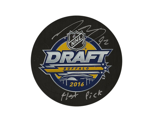 Nathan Bastian Autographed 2016 NHL Draft Puck Inscribed "41st Pick"