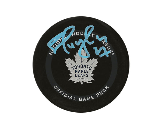 Shayne Corson Autographed Toronto Maple Leafs Official Game Puck