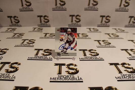 Akil Thomas Autographed 2019-20 Upper Deck CHL #38 Hockey Card