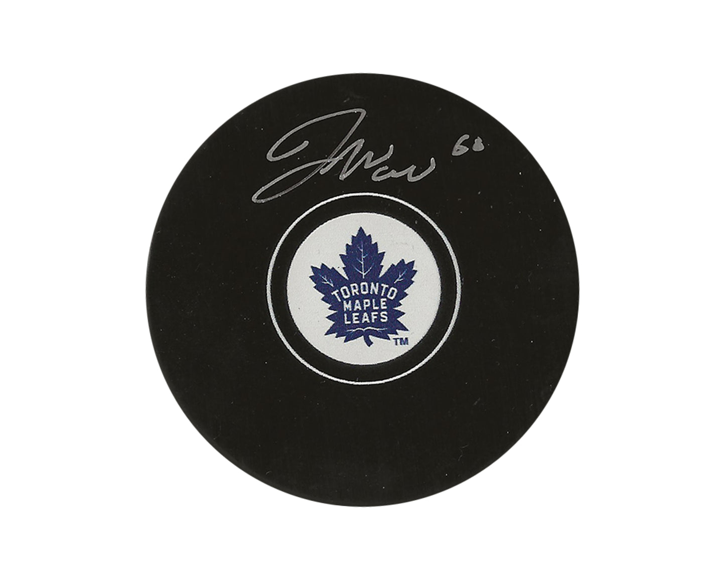 Joseph Woll Autographed Toronto Maple Leafs Autograph Model Puck